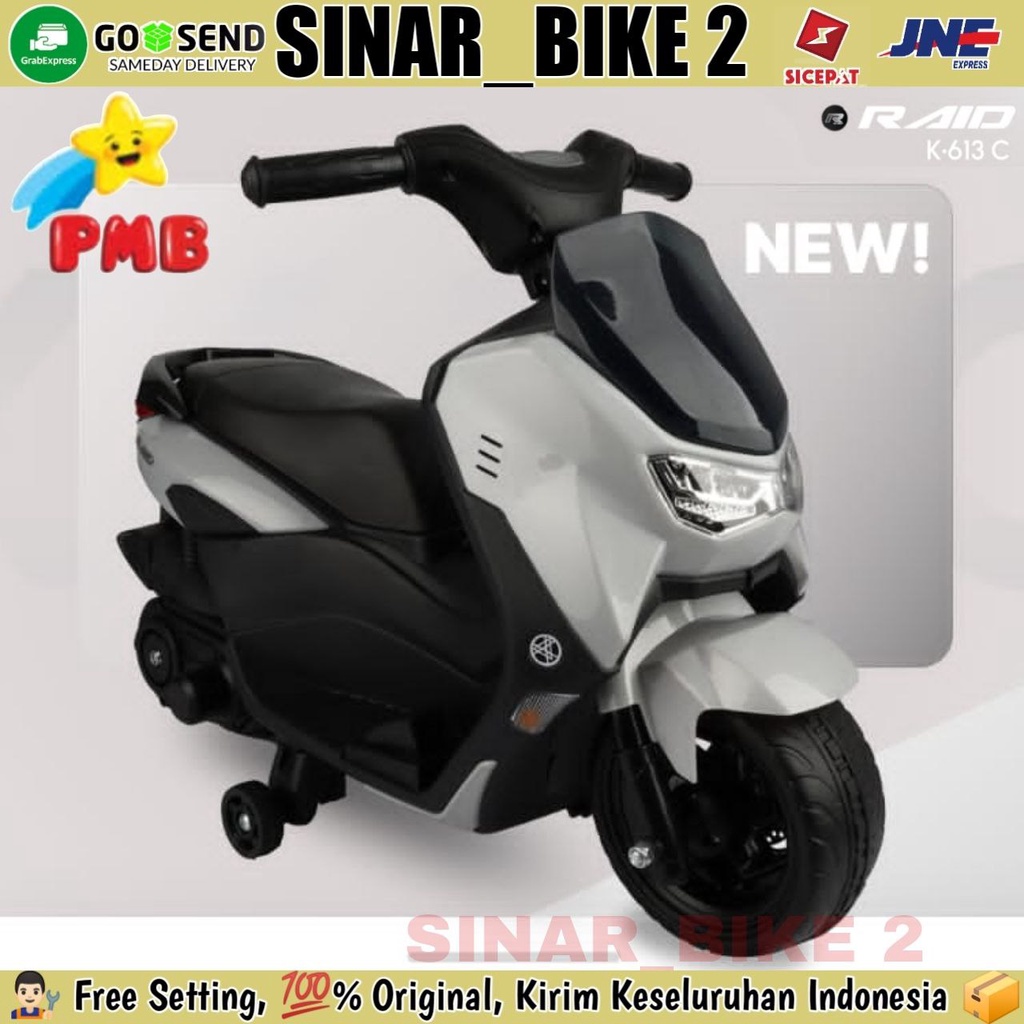 Motor Motoran Aki PMB K 613 C RAID NMAX Mainan Anak