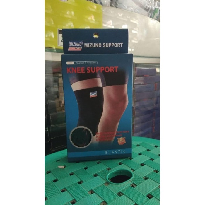 deker lutut Knee support mizuno atau dekker atau deker lutut pendek mizu - S(U5R9) pelindung lutut f