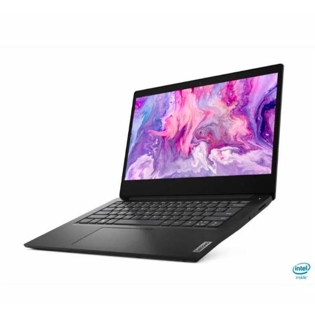 LAPTOP PELAJAR LENOVO IDEAPAD SLIM 3i INTEL N4020 RAM 4GB 512GB SSD FHD WINDOWS 11 OHS BLACK