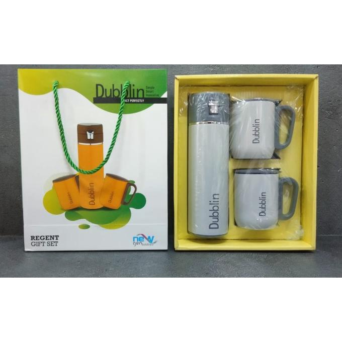 Termos dan Gelas Mug Polo Dubblin Regent Gift Set 3 pcs Bagus