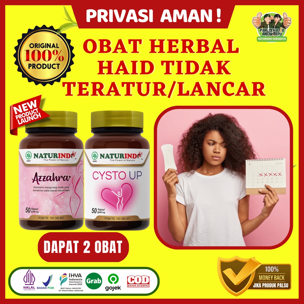 Obat Haid Tidak Teratur Pelancar Haid Berkepanjangan Terlambat 1 2 3 Minggu Kandungan Obat Datang Bu