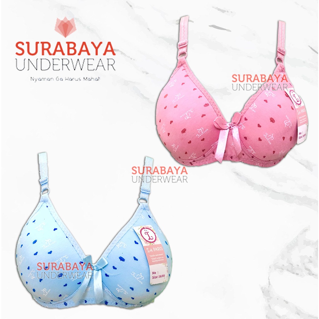 BRA / BH POLKA LOVE NON - KAWAT