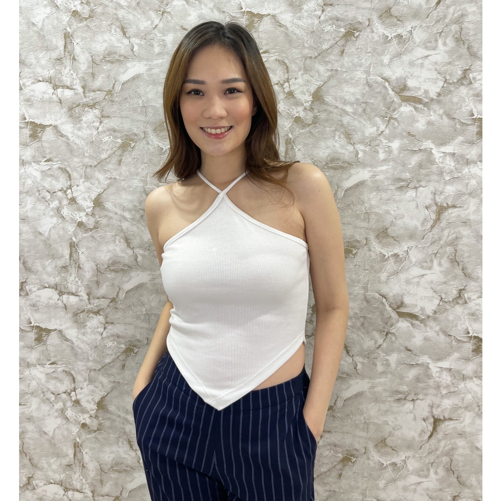 MODAVIE - LIA TANKTOP V-Neck Tanktop Korean Style Wanita