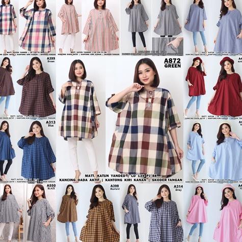 MURAH MERIAH JUNE TUNIK SUPER JUMBO/TUNIK JUMBO BANGET/TUNIK JUMBO SALUR 4XL LD 134CM BUSUI