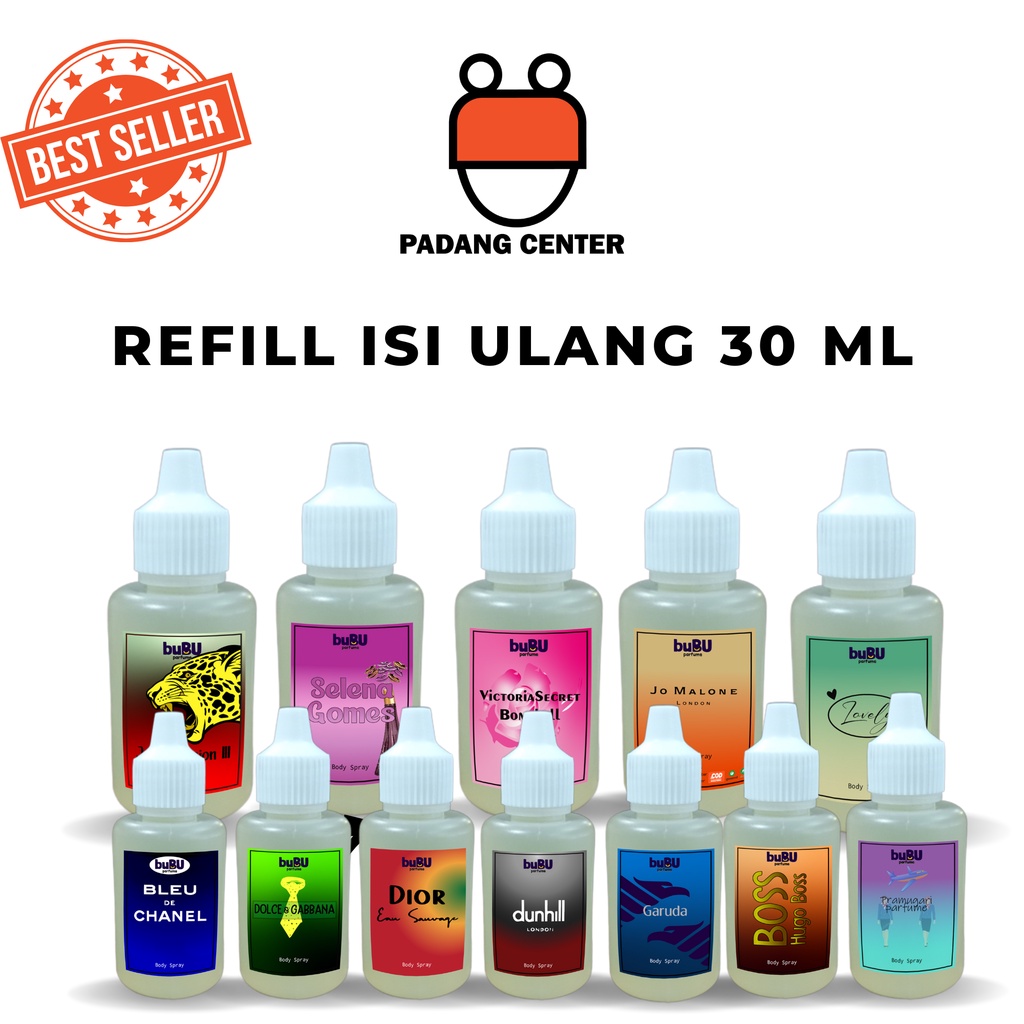 REFILL PARFUM ISI ULANG NON ALKOHOL 35ml / ISI ULANG PARFUM 35ml LEBIH HEMAT