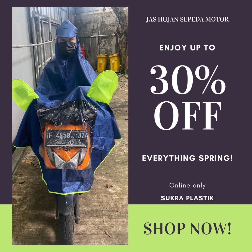 Jumbo Jas hujan 900 Sepeda motor listrik jas hujan bahan Kain oxford tebal Serat yang padat tebal tersedia 3 warna