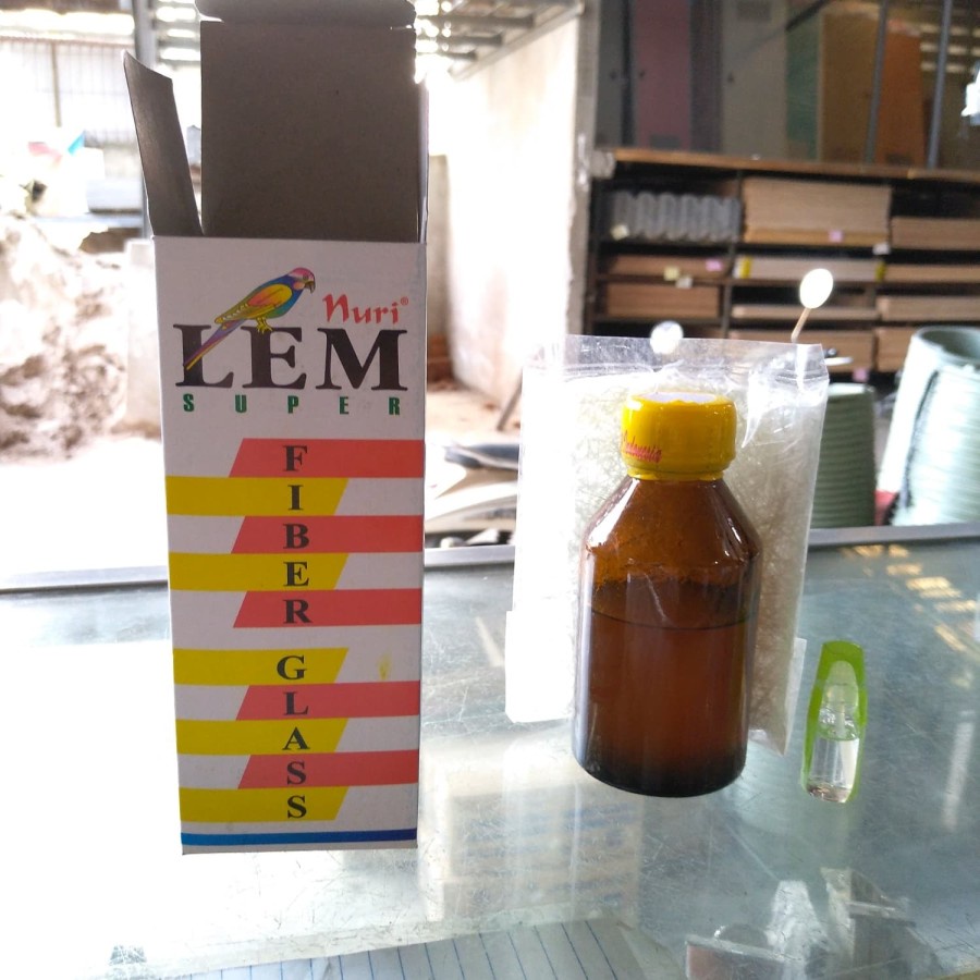 Lem Fiber Glass / Resin / Lem Merek Nuri ⛏