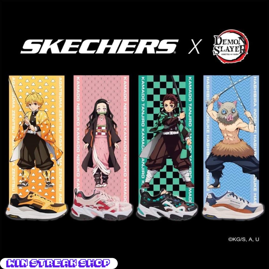 Sepatu Sport Skechers Demon Slayer Official / Sepatu Sport Skechers