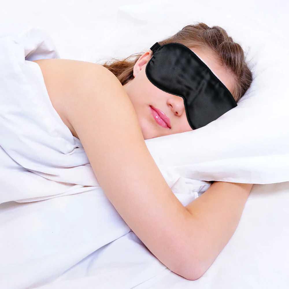 Sleeping Mask Blindfold Eye Patch Penutup Mata 20cm - GCK20 - Black