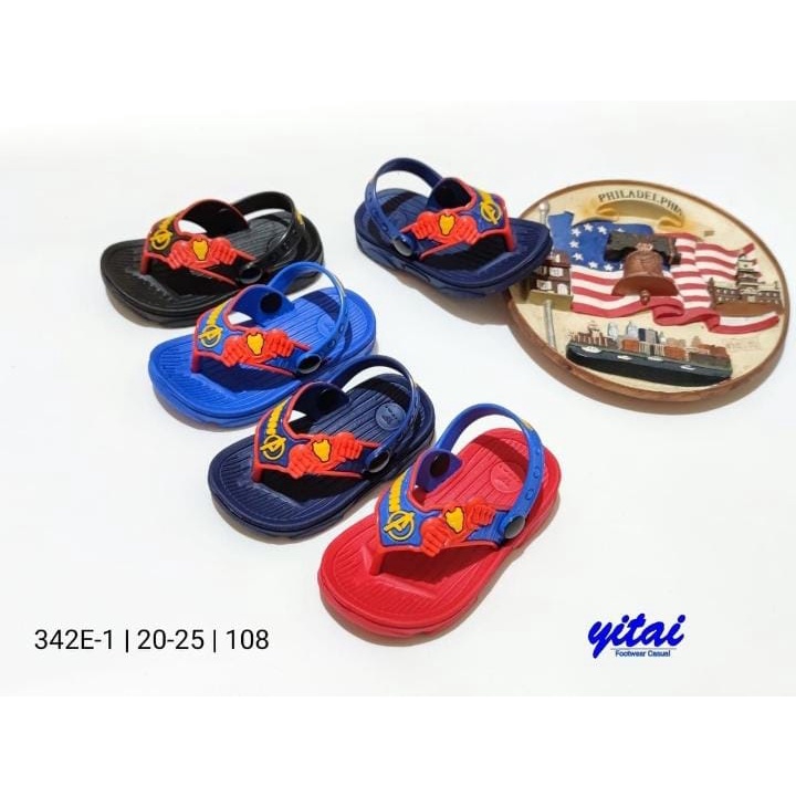 Sandal karet japit Anak / Bayi Lucu yitai