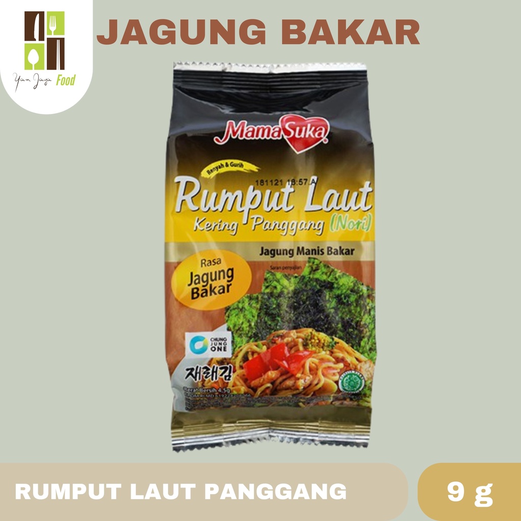 Rumput Laut Panggang Mamasuka Original / Pedas / Salted Egg / BBQ