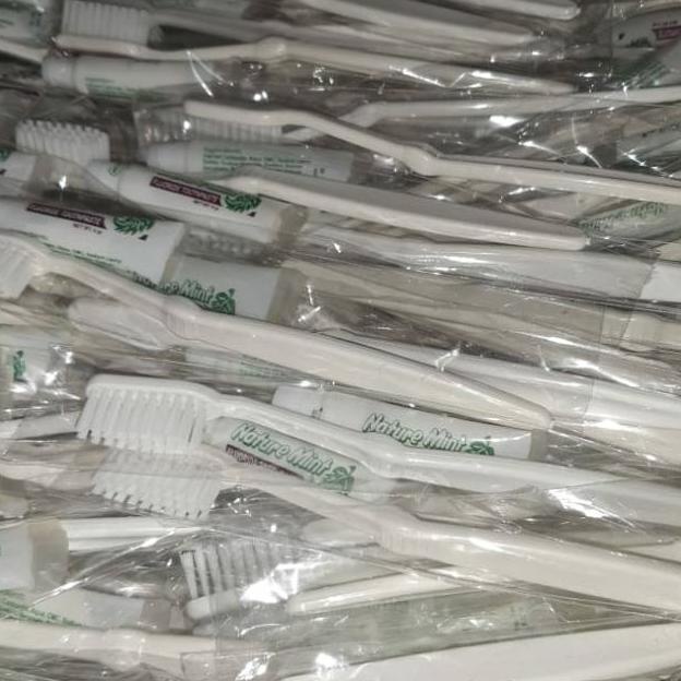 NEW STOCK Sikat Gigi Hotel/Paket Sikat Gigi Hotel/Sikat Gigi Rumah Sakit/Sikat Gigi Penginapan