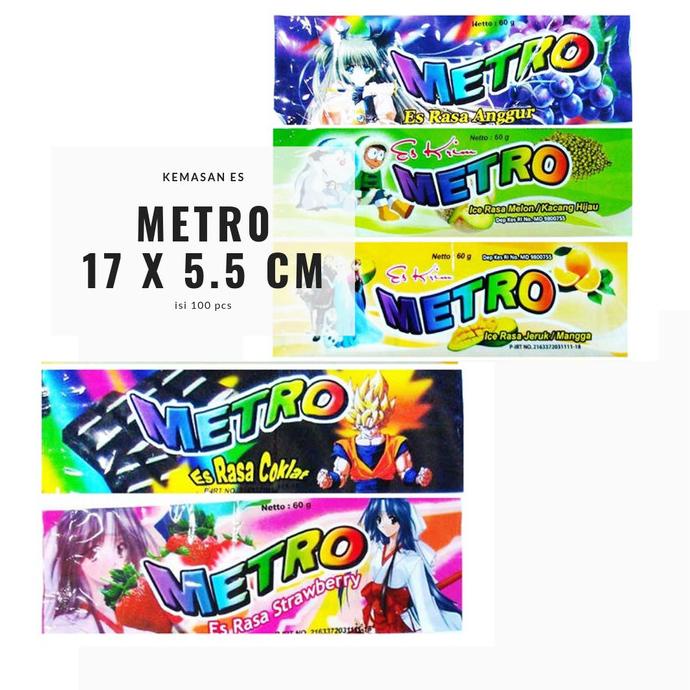 =+=+=+] PLASTIK KEMASAN ES KRIM STIK - PENJUAL KEMASAN ES KRIM - METRO