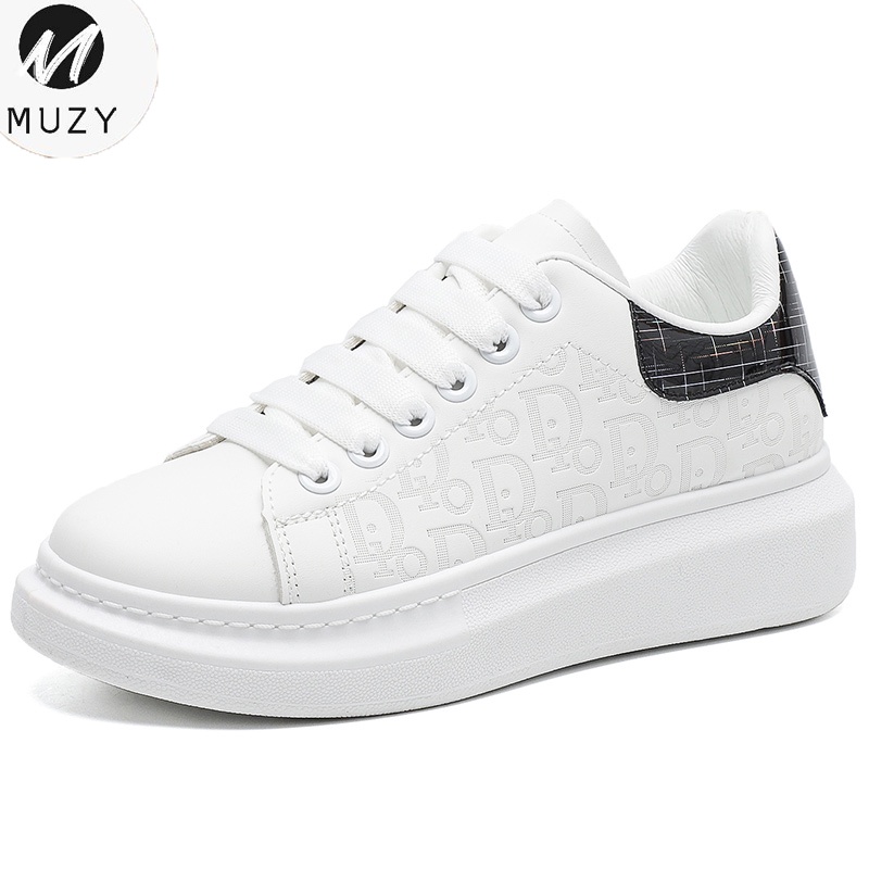 Muzy Sepatu Sneakers Wanita Sepatu Cewek Sepatu Putih Wanita WK117