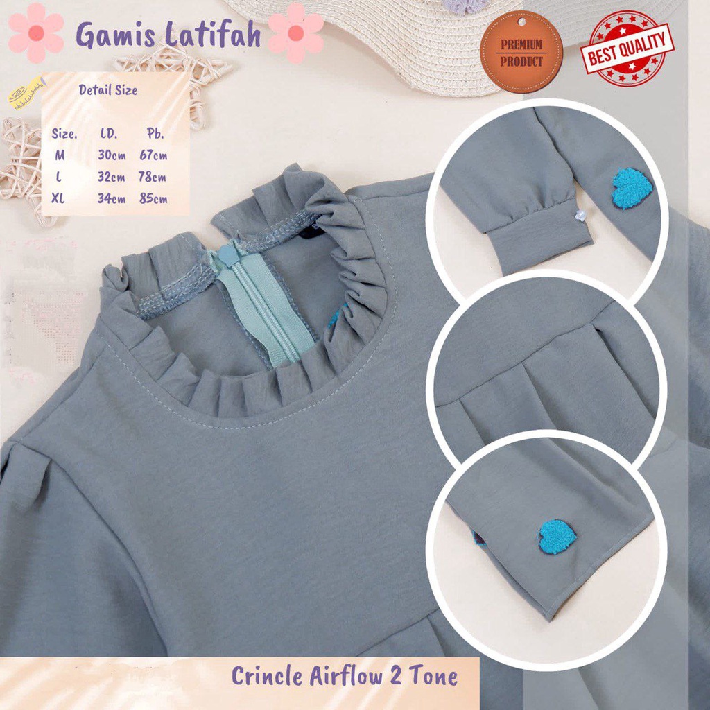 Gamis Anak / Gamis Anak Perempuan Shafiyah 2-5 Tahun Laurakidshop