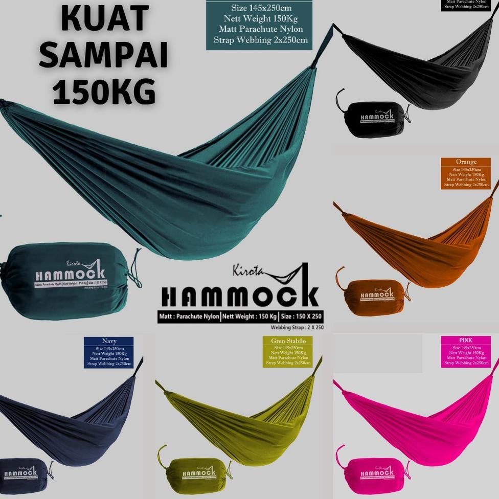 HARGA TERMURAH [ GROSIR / HAMMOCK / HAMMOCK 150KG HAMMOCK DEWASA / HAMMOCK UNTUK 2 ORANG/AYUNAN GANT