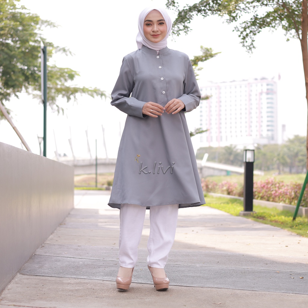 Atasan Tunik Jumbo Wanita Terbaru Kekinian ld 120