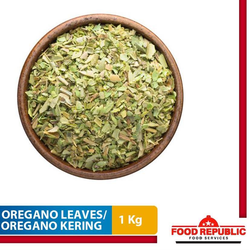 

➢ Dried Oregano Leaves 1 Kg Daun Oregano Kering Halal Topping Makanan Asli ❆