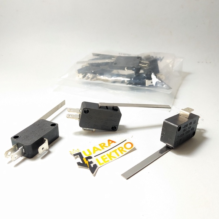 Micro Switch Magic Com + Plat | Mikro Switch Dengan Model Tambahan Plat