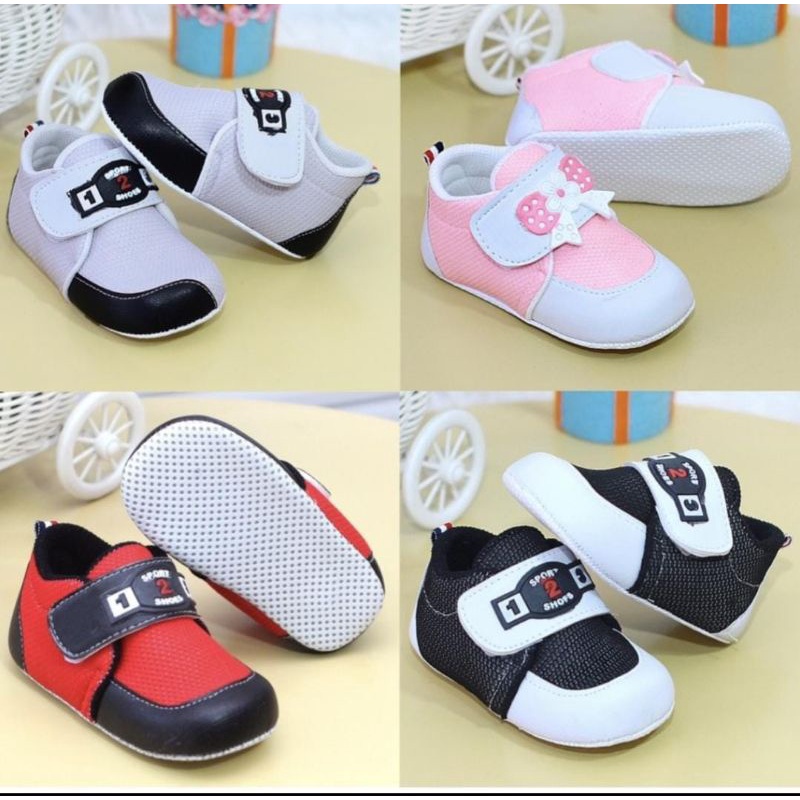 Sepatu Bayi Perempuan 0 12 Bulan Anak Balita Prewalker Anti Slip Cewek Murah Lucu Baby Shoes