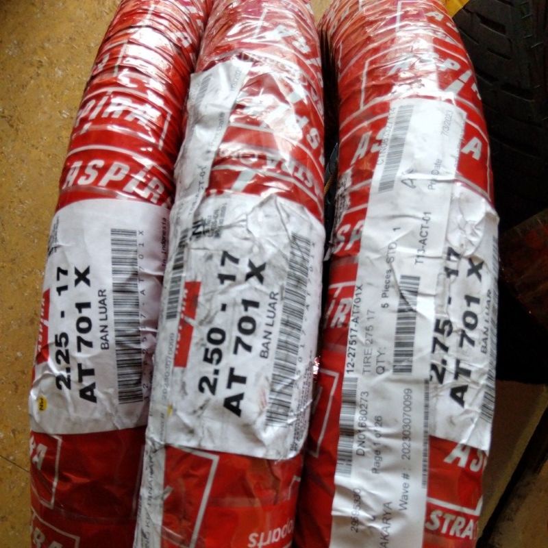 BAN LUAR DEPAN BELAKANG MOTOR BEBEK ASPIRA AT701X ASTRA OTOPARTS TUBETYPE RING 17 HONDA BLADE REVO A
