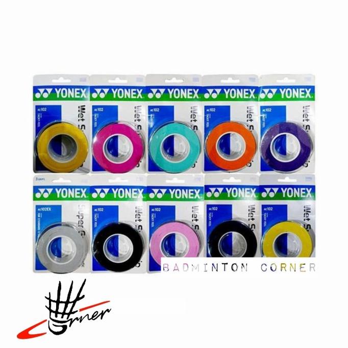 Grip Badminton Yonex AC 102 isi 3 AC 102 3 AC102-3 JP Code