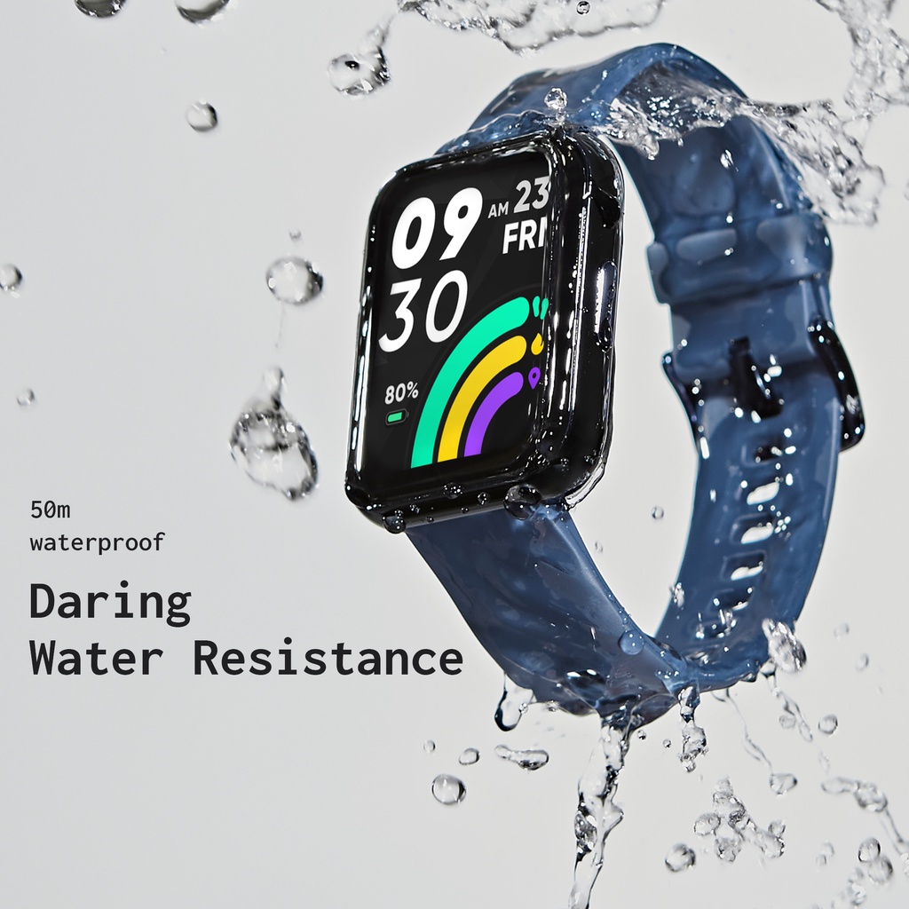 DIZO Watch D 1.8 inch Dynamic display with 550nits brightness (by realme techLife) Blue color