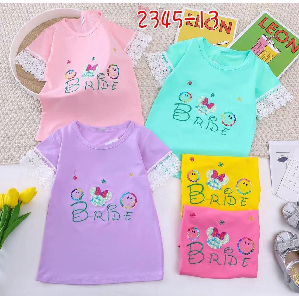 BAJU ANAK PERMPUAN 1-8TAHUN/ATSAN KAOS IMPOR ANAK CEWEK