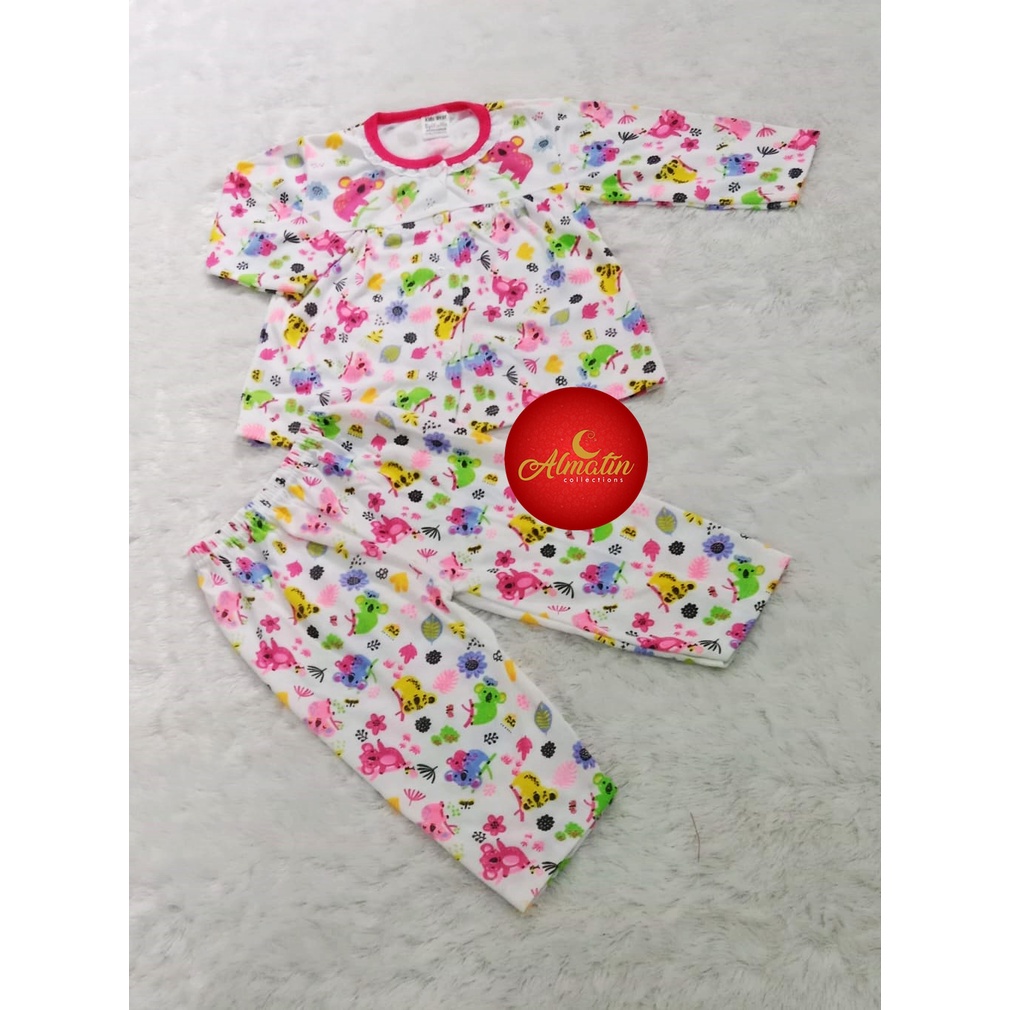 Baju bayi Setelan Panjang/Piyama anak perempuan/Baju tidur bayi/Baju Bayi murah