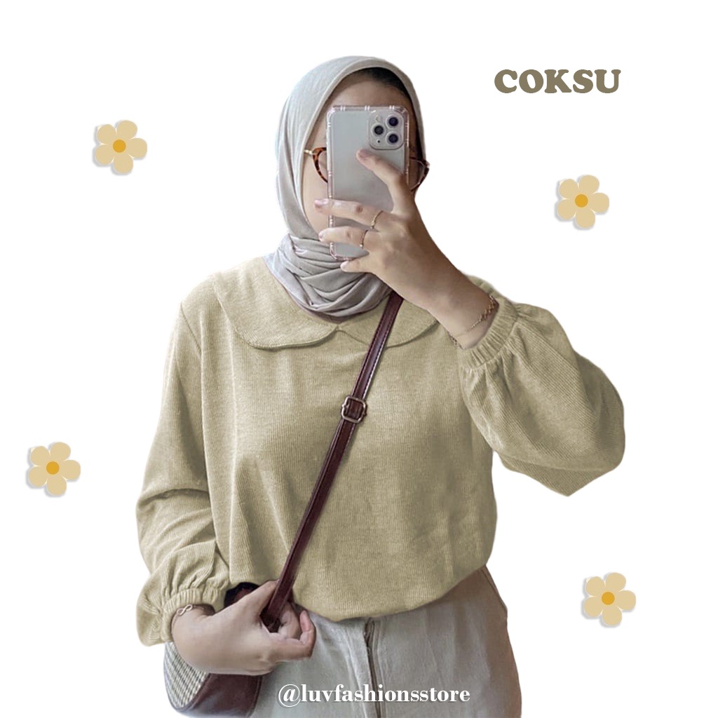 IL - BLOUSE LESTARI ATASAN WANITA KASUAL / BLOUSE FASHION WANITA POLOS CREPE PREMIUM