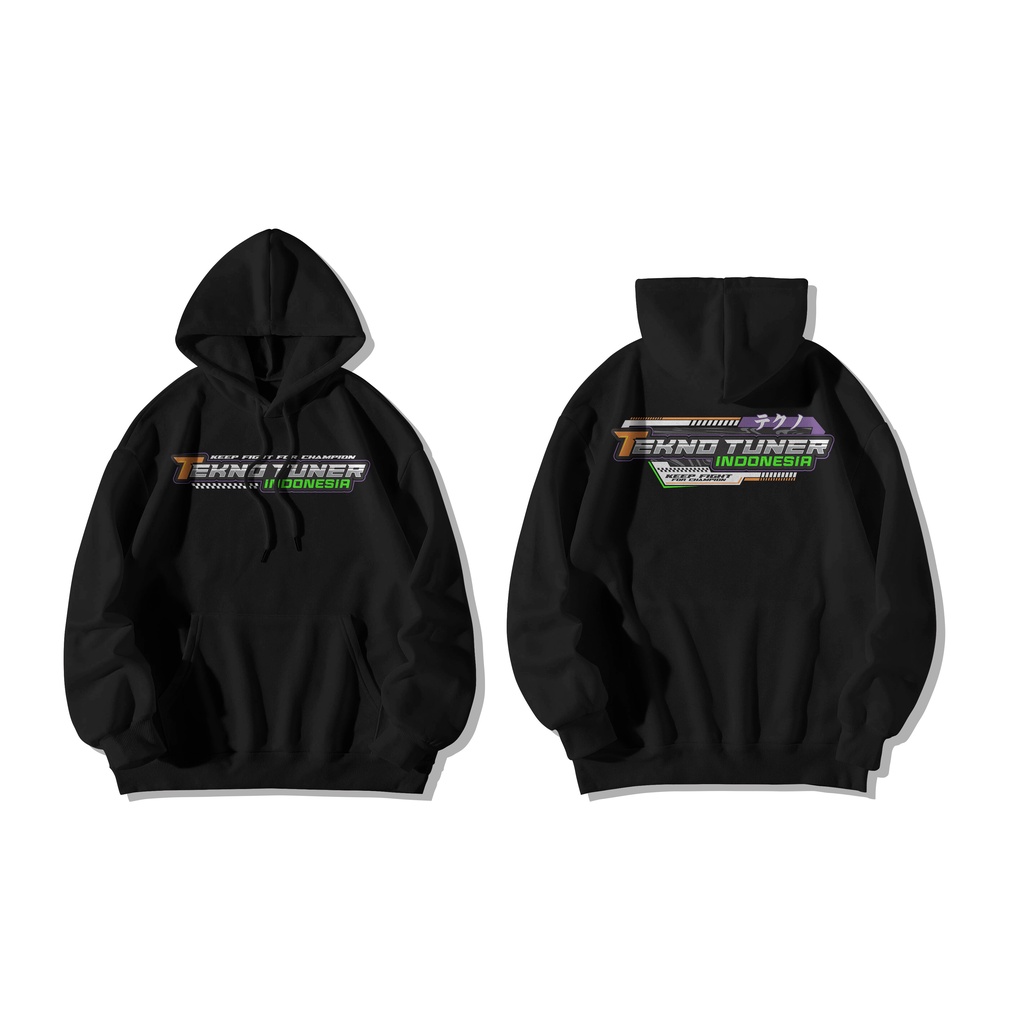 JAKET HOODIE TEKNO TUNER INDONESIA RACING BIG SIZE JUMBO HOODIE RACING TEKNO TUNER
