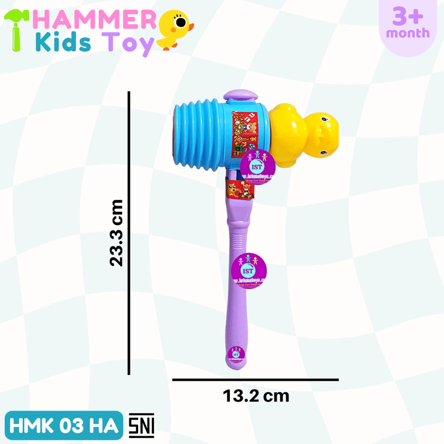 Mainan Anak Palu Mukul Bunyi / Hammer Kids toys OCT 528