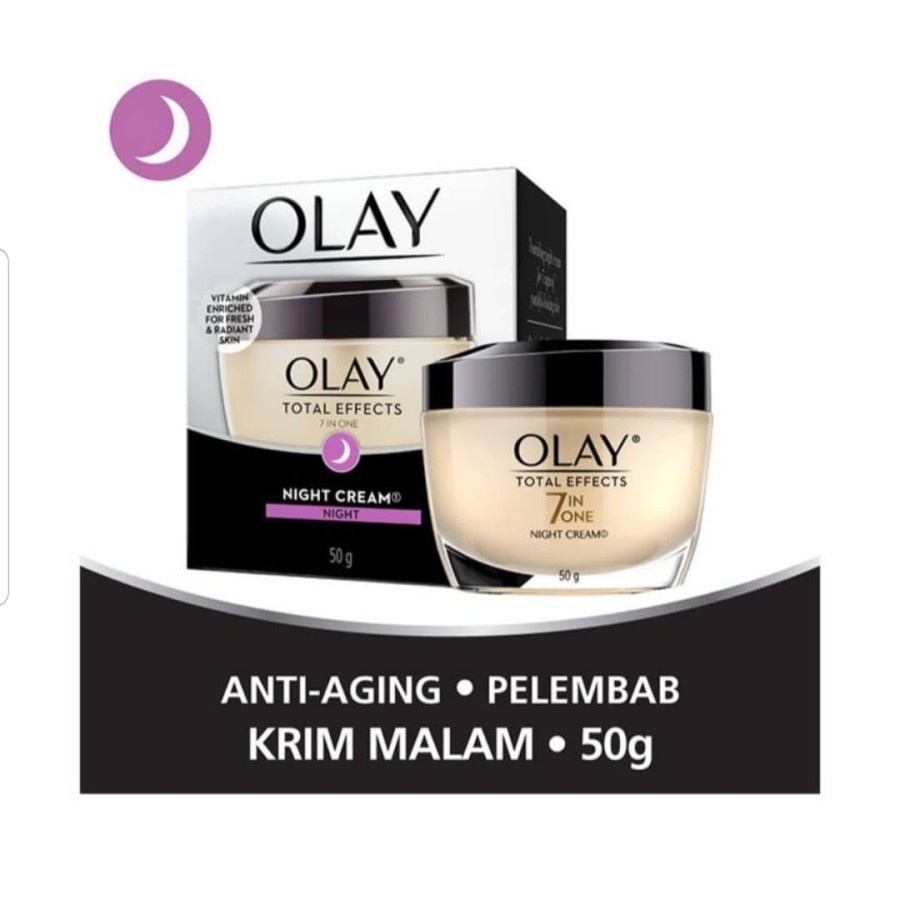 Olay Anti Aging - Pelembab olay Total effects Night Cream 7 in 1 - 50Gr