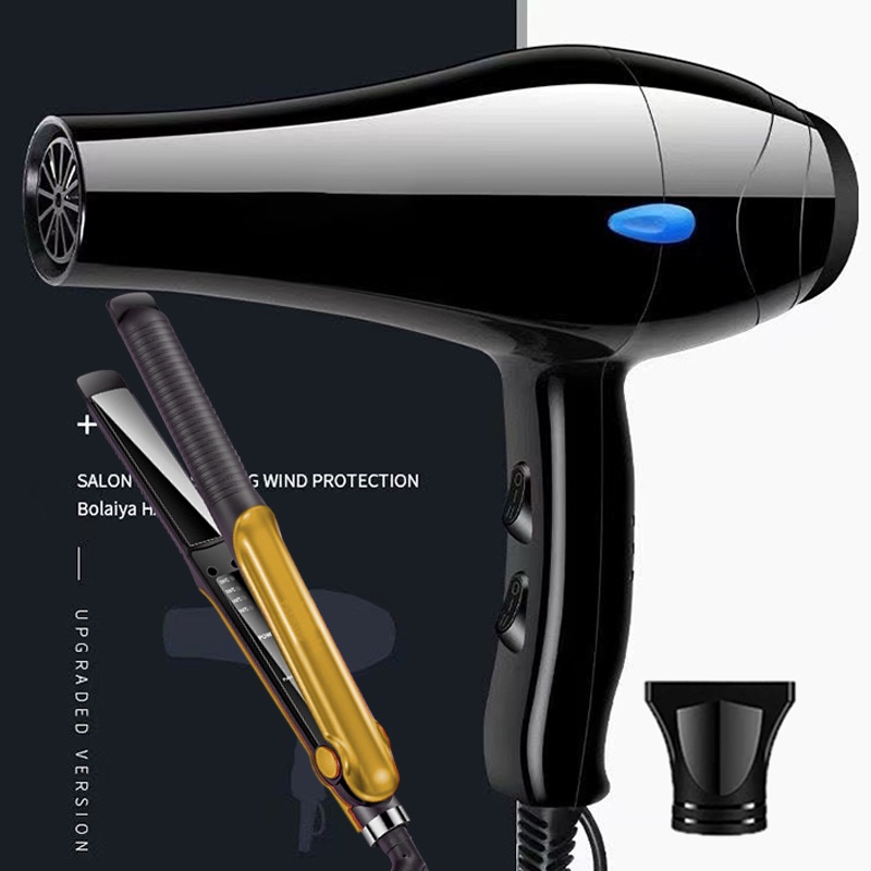 Hair Dryer 800W Dilengkapi Pancaran Cahaya Biru Import Pengering Rambut Hair dryer Import New