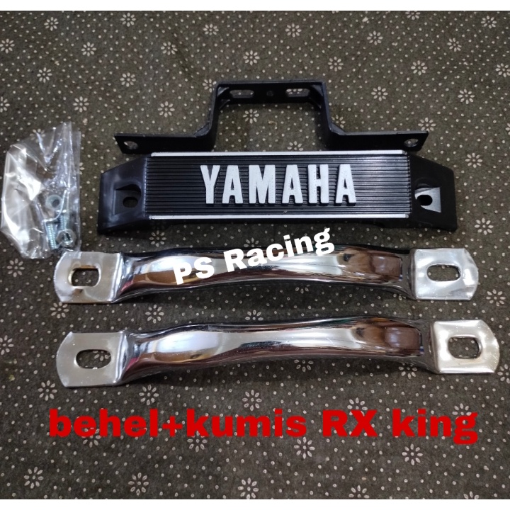 PAKET VARIASI BEHEL CROME RX KING+KUMIS RX KING BAHAN PRESISI