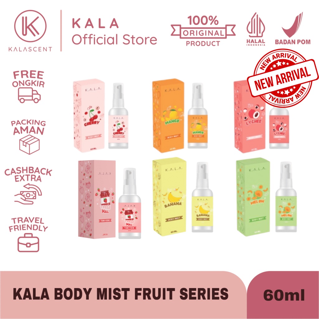 KALA Body Mist Fruity Series