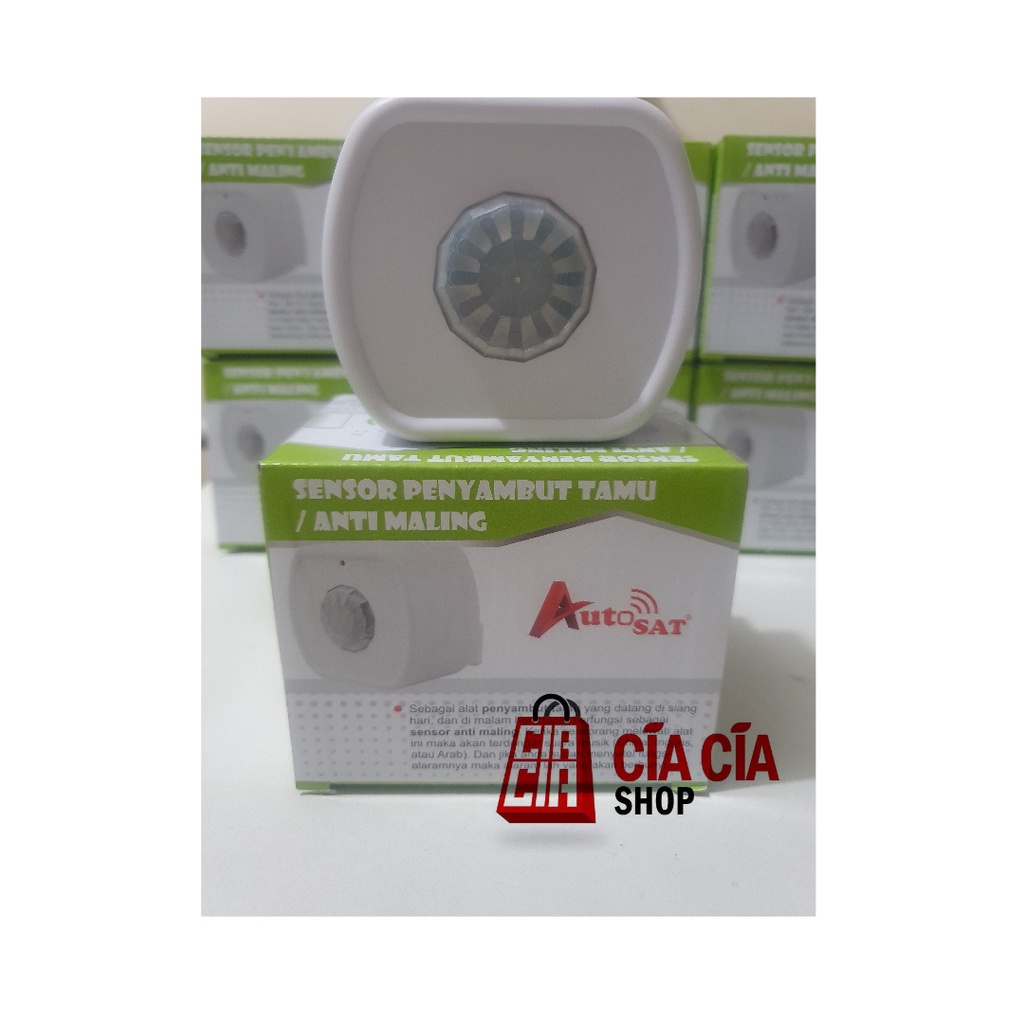 Bell Sensor Gerak Motion Detector Door Bell Penyambut Tamu Alarm Anti Maling Bell Otomatis Bel Rumah