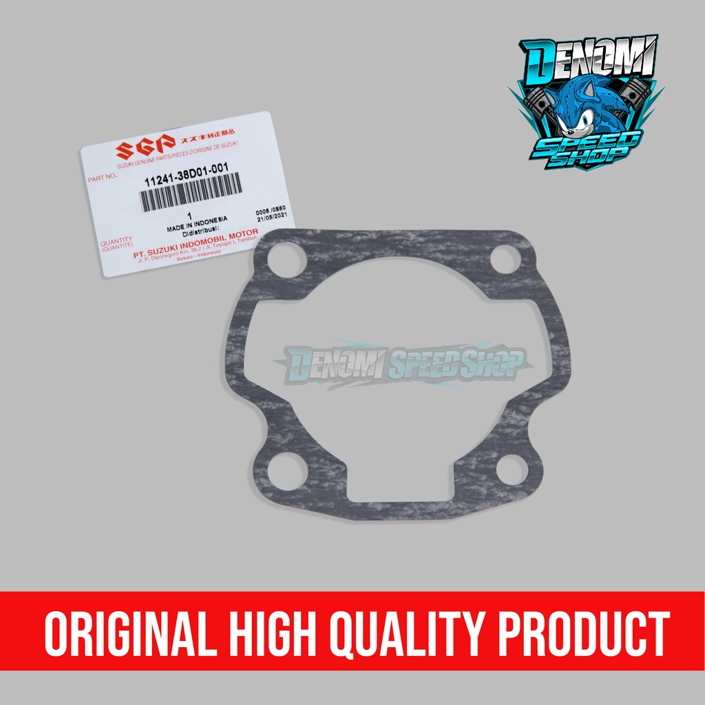 Packing Paking Gasket Perpak Cylinder Silinder Blok Seher Bawah Suzuki Satria 2 Tak Hiu Lumba Original SGP