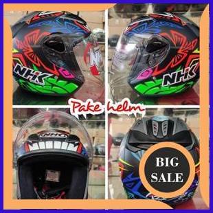 HELM NHK R6 REMY SERI 2 BLACK DOF HITAM DOF NHK HALF FACE NHK R 6 1M4R23 perkakas