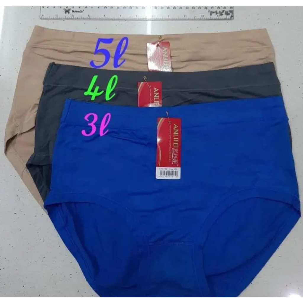 6  Pcs Celana Dalam Wanita Ukuran Jumbo ANLIFEI
