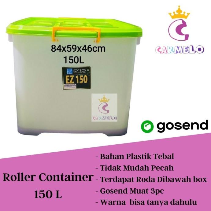 *:*:*:*:*] Roller Container Box 150L Ezy/ Container Box Roda/ Box Container Murah