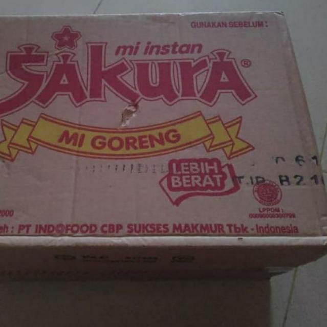 

➤ Mie instant Sakura Goreng 1 dus isi 40pcs ➤