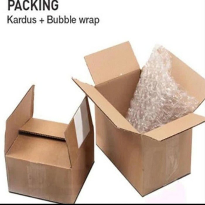 

Packing Tambahan Dus + Bubble Wrap