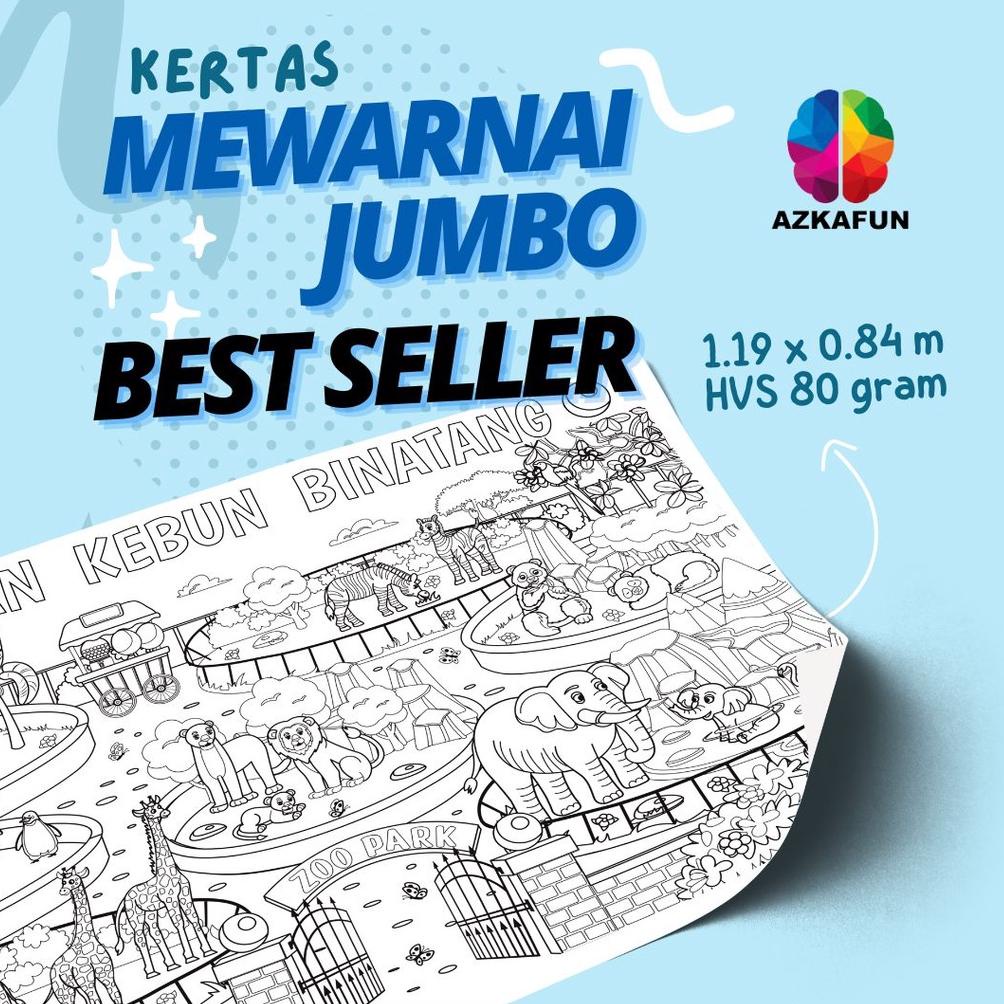 

Best Seller Kertas Mewarnai Jumbo - mewarnai besar - Giant Coloring Page Harga Termurah