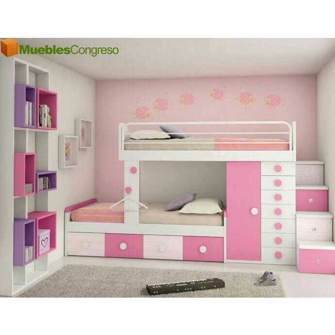 PJ1 tempat tidur tingkat duco bunk bed bed susun ranjang sorong lemari