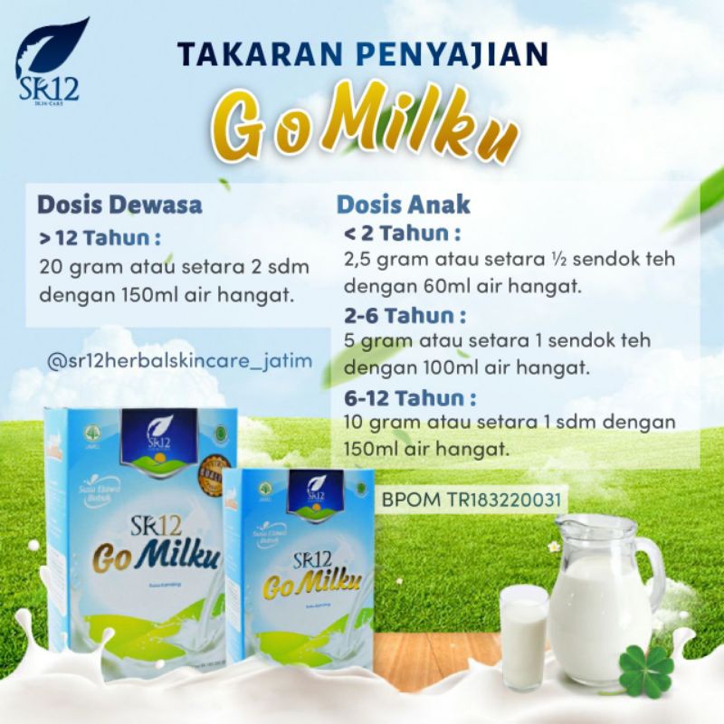 

Go MILKU SR12/ SUSU KAMBING ETAWA SR12/ SUSU BUBUK SEHAT KAYA MANFAAT