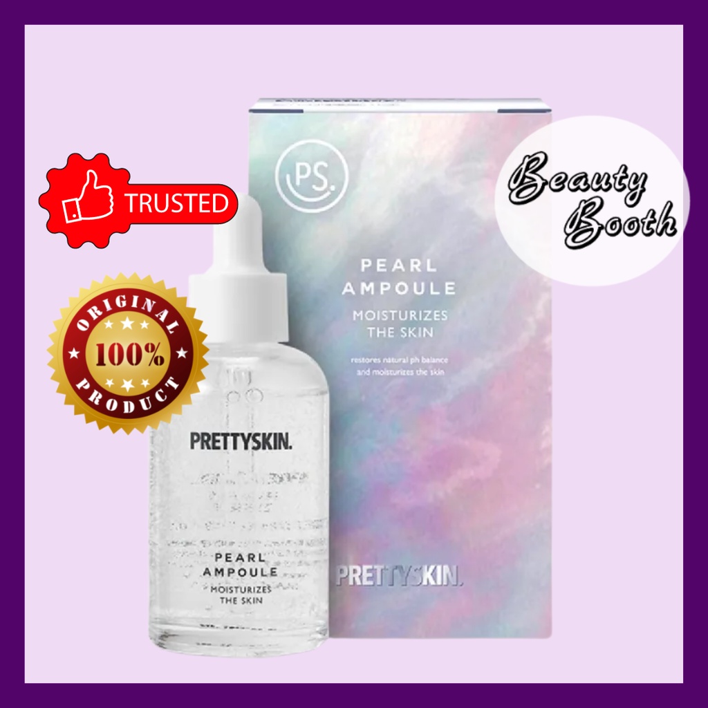 PRETTY SKIN Galactomyces Fisrt Essence 150ml + Pearl Ampoule Moisturizes The Skin 50ml