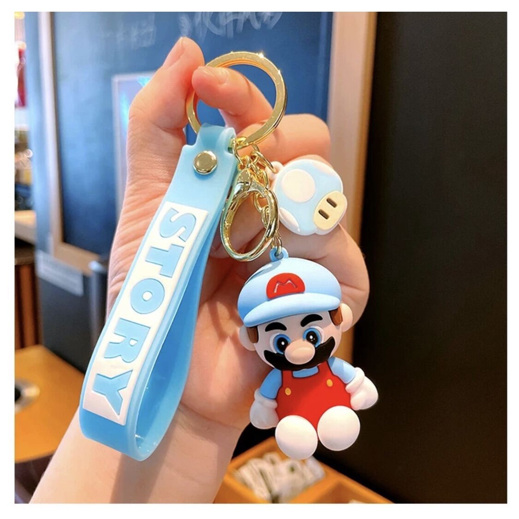 Gantungan Kunci Mario Bross Keychain