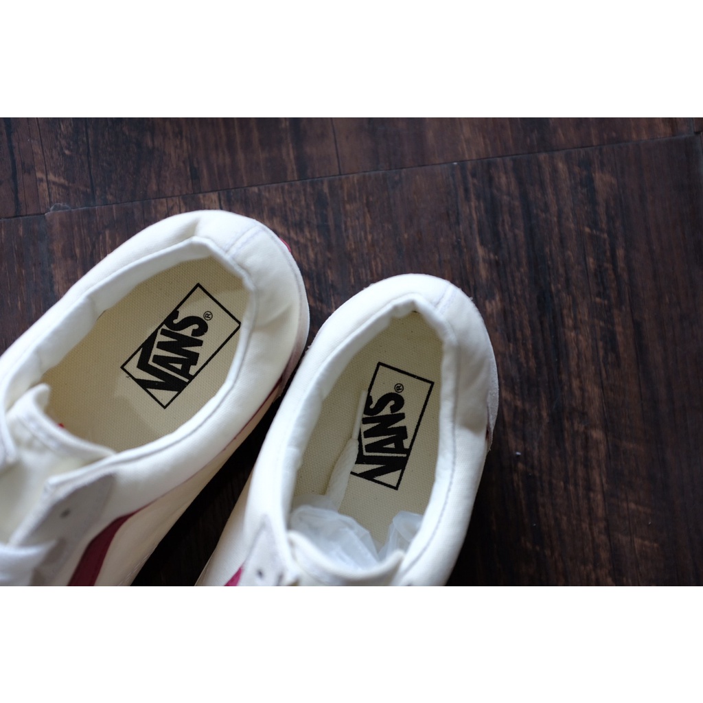 Endarfootwear - Vans Style 36 Vintage Rococo White Red