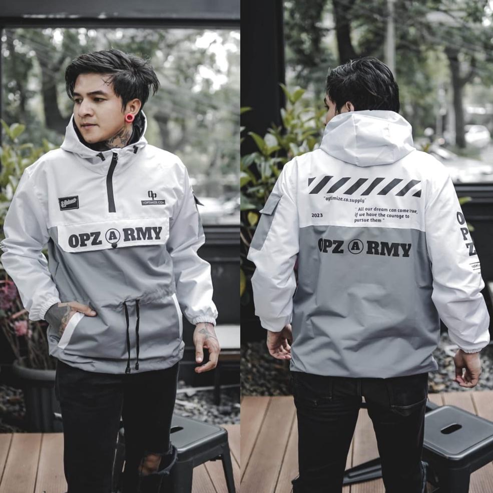 BEST SELLER Jaket Parasut Pria Waterproof Original Distro Bandung Jaket Pria Cagoule Erigo